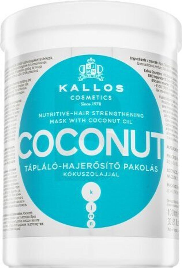 Kallos Cosmetics Coconut Hair Maske 1000ml Produktbild 