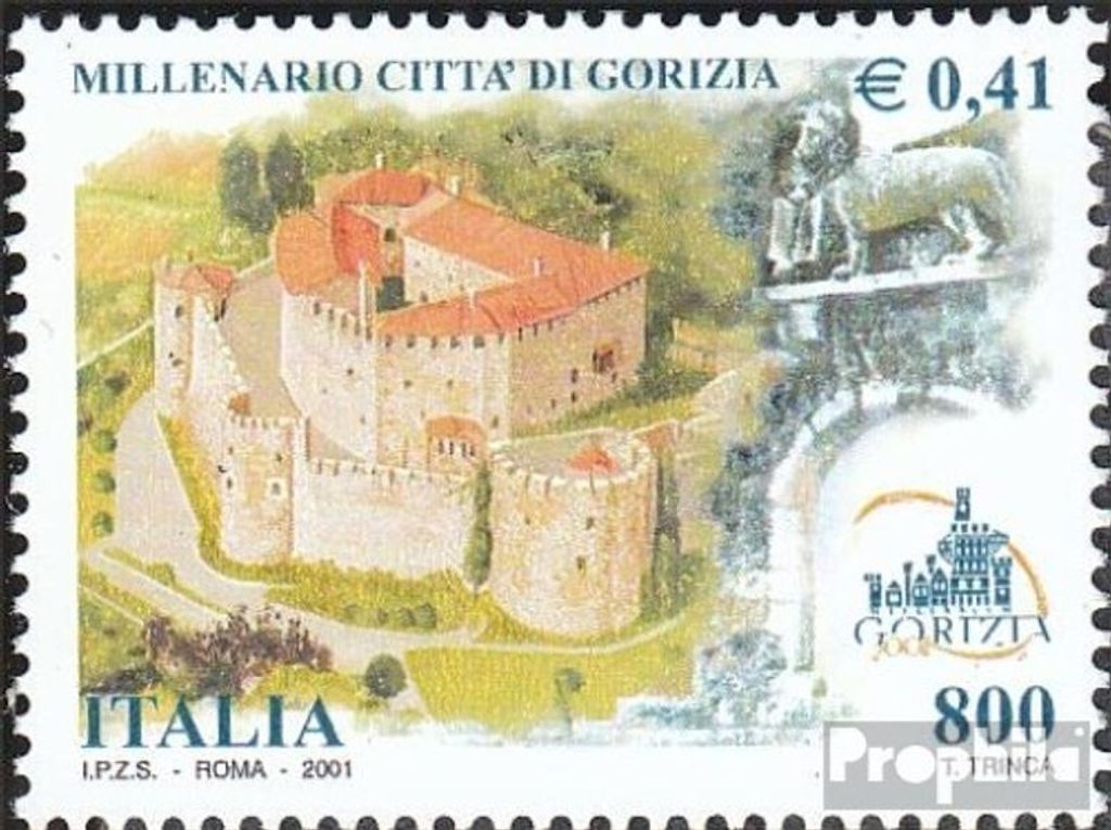 Briefmarken Italien 2001 Mi 2761 (kompl.Ausg.) gestempelt 1000Jahre stadt Görz