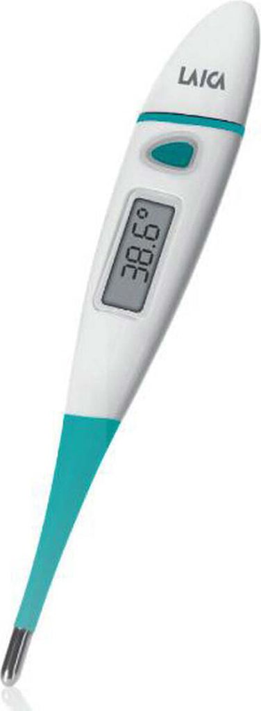 Laica TH3601 Digital Thermometer with Flexible Probe and Easy-to-Read LCD Display