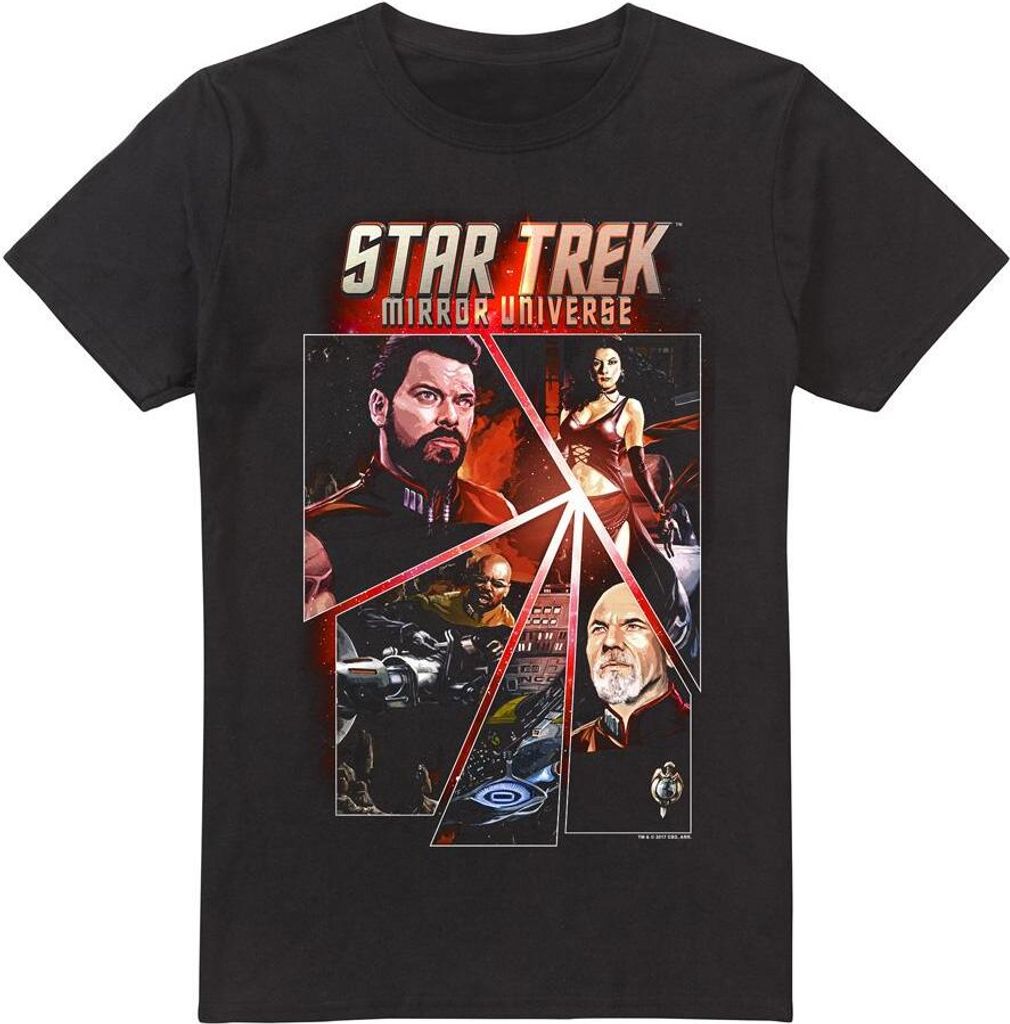 Star Trek - T-Shirt für Herren TV5515 (L) (Schwarz)
