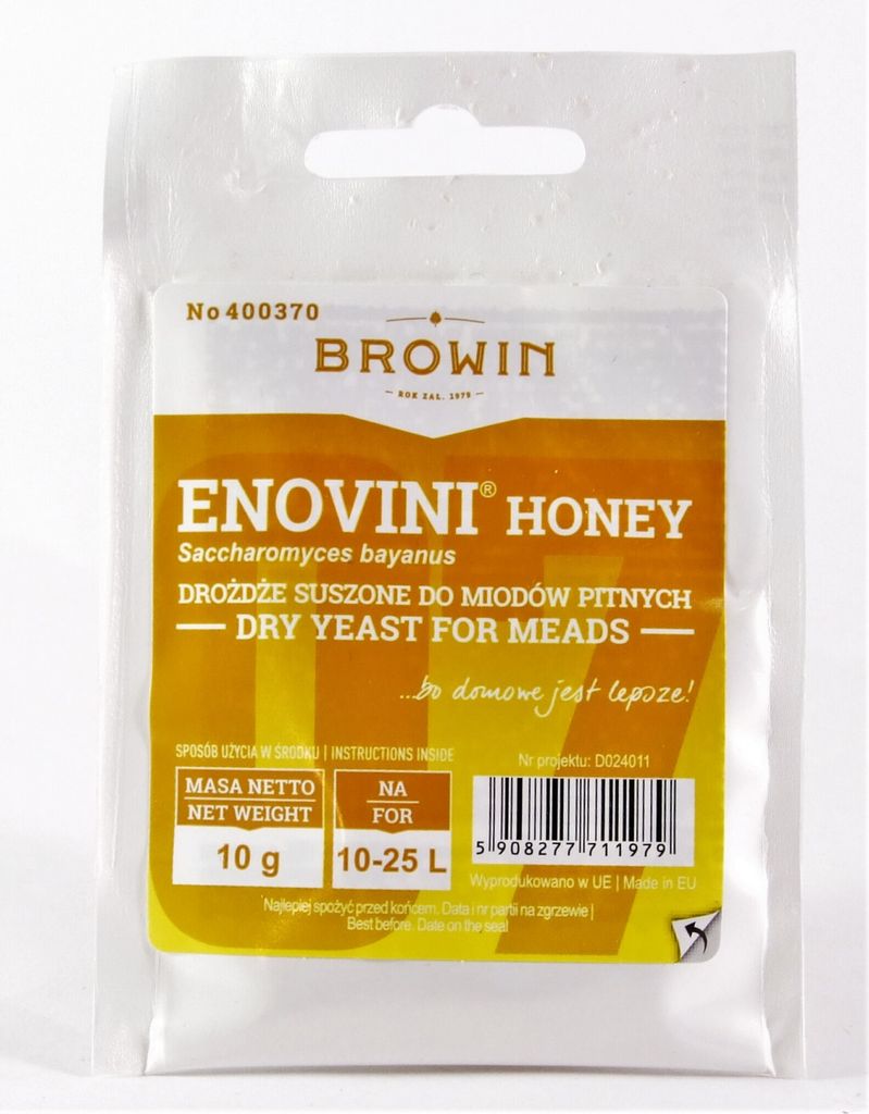 Browin - Honigwein Hefe 10g/25L, Met Hefe