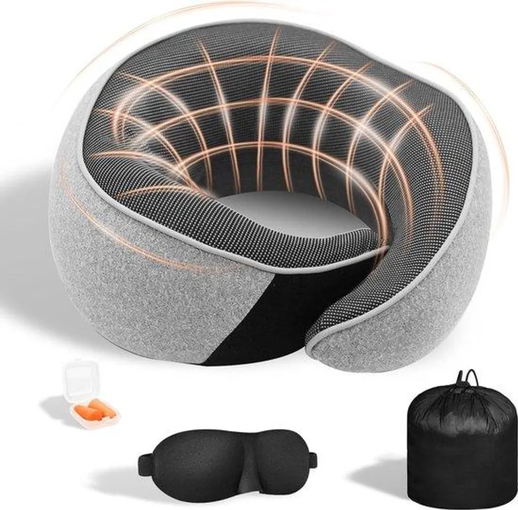 Oreiller cervical voiture et avion pour dormir confortablement en voyage