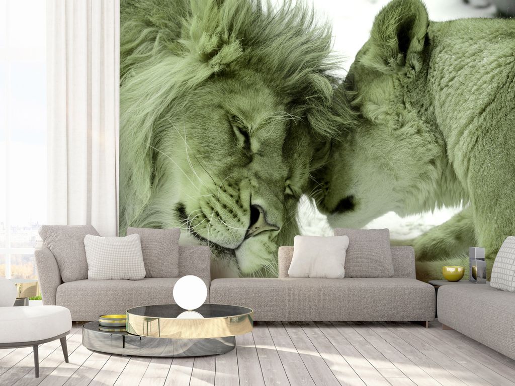 Vlies Fototapete Löwe 400x280 cm Tapeten Wandtapete XXL Tiere g-B-0034-a-d