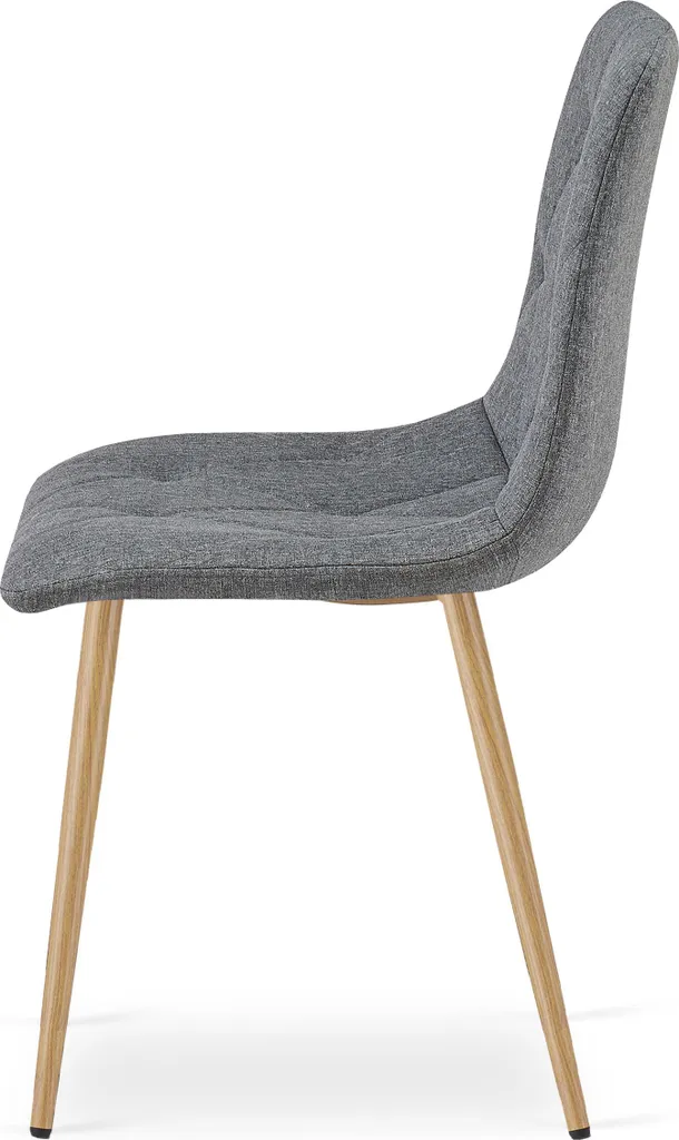 Sedie LIBRA Grigio Scuro: Set 3 Sedute in Legno per Living Moderno - 5