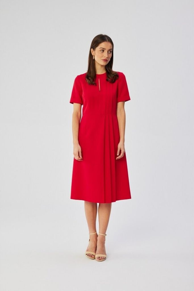 Stylove Damenkleid in A-Linie Eborashi S361 rot S