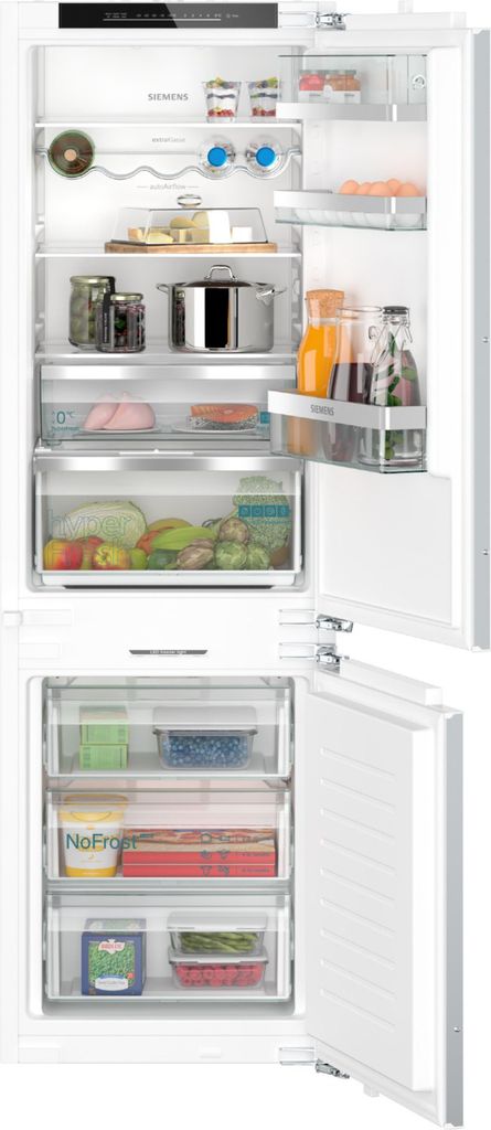 Siemens Extraklasse iQ500 KI86NEDD0 Einbau-Kühl-Gefrierkombination, noFrost 178 cm Nische, Festtür mit Softeinzug