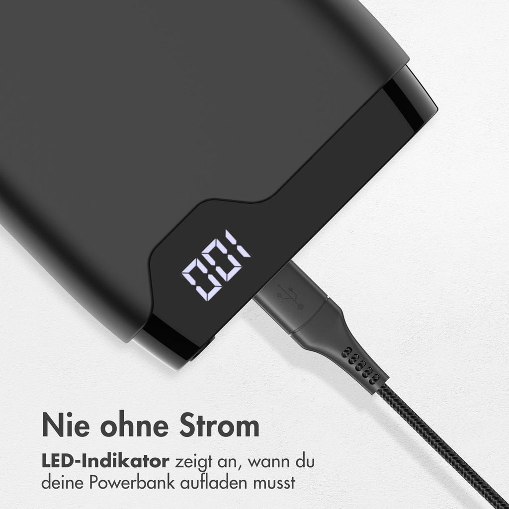iMoshion® Powerbank 20000 mAh Power bank Schwarz Produktbild 3