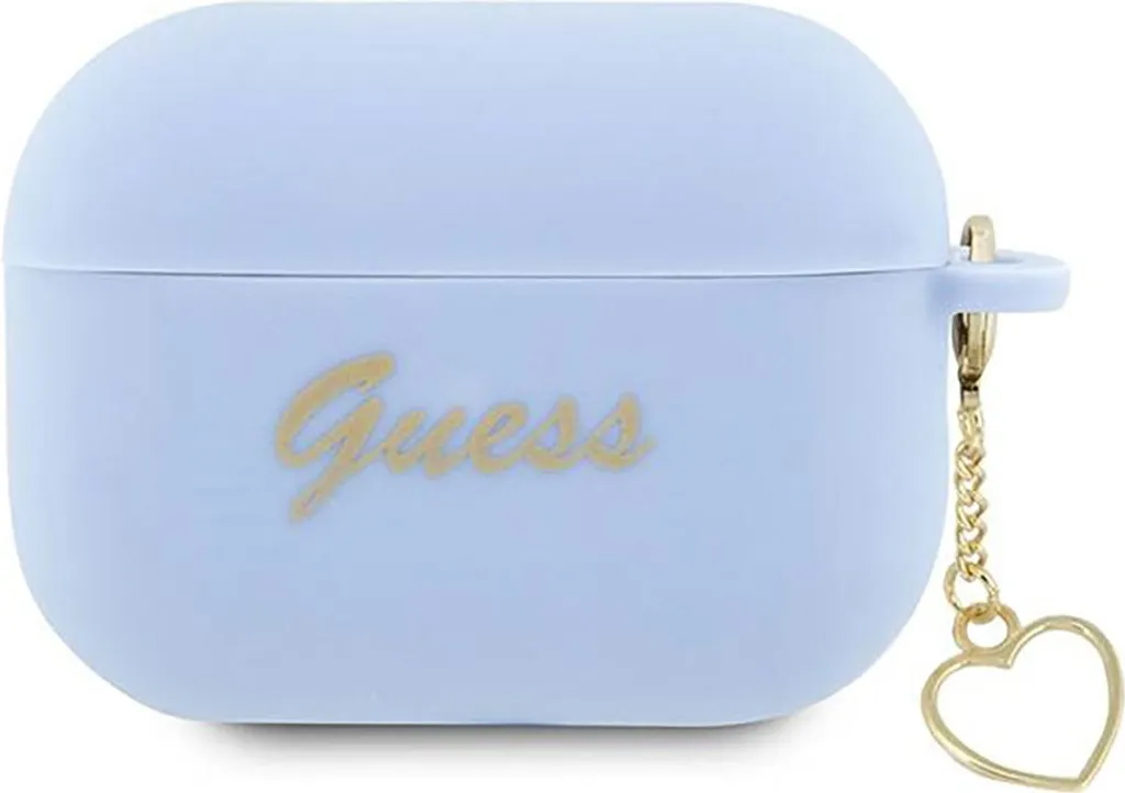 Guess Guap2Lschsb Custodia AirPods Pro 2 Blu Silicone Originale