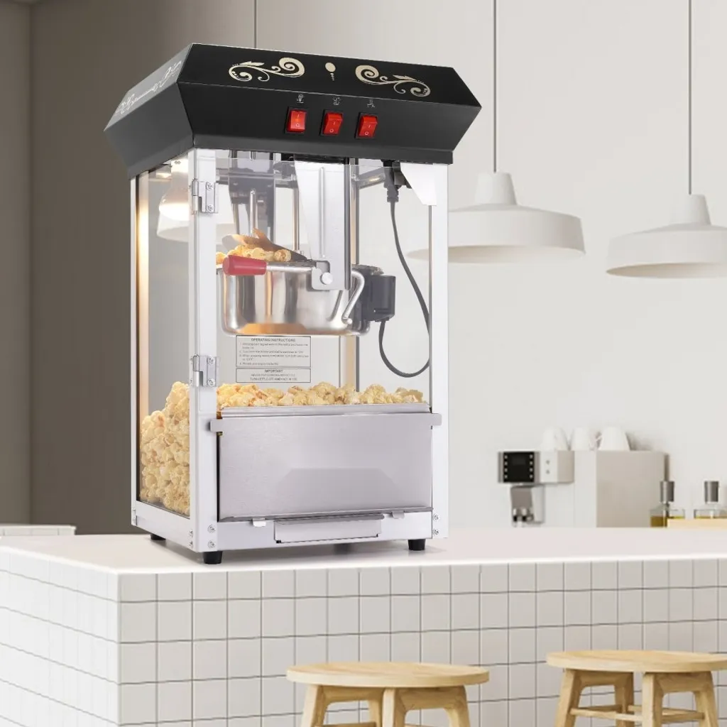 Machine à pop-corn professionnelle 8oz pour des soirées home-cinéma - 8