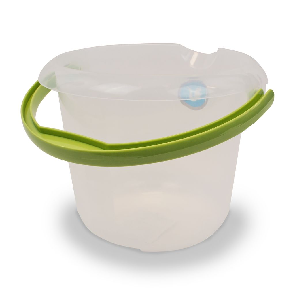 keeeper Putzeimer "mika", rund, 5 Liter, transparent Produktbild 