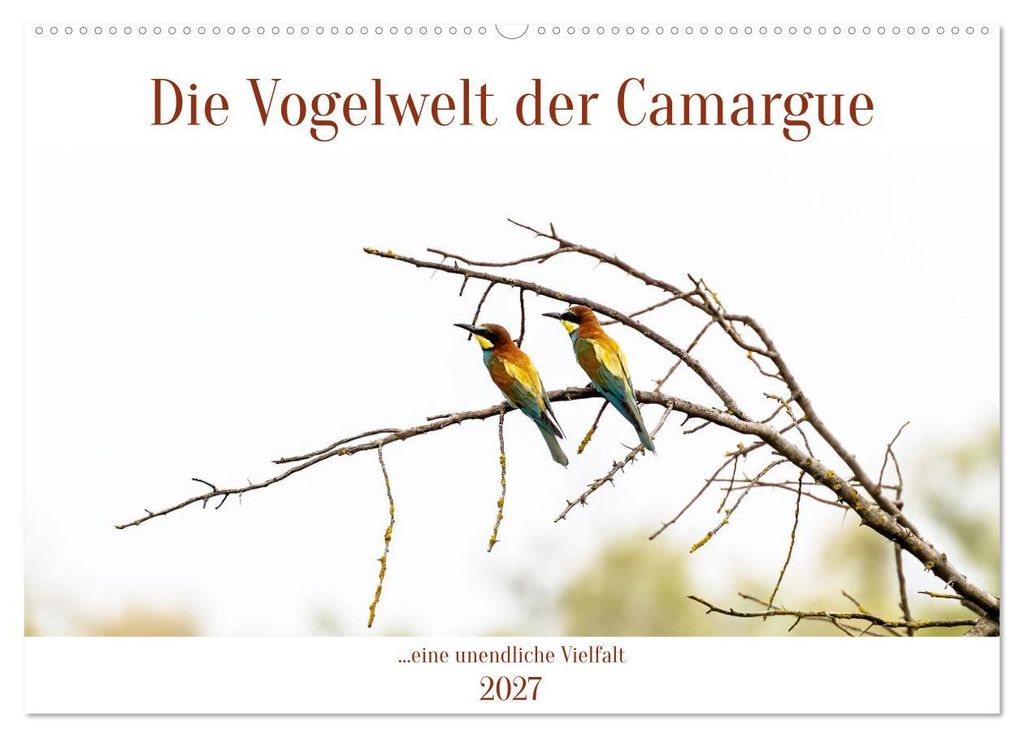 Die Vogelwelt der Camargue (Wandkalender 2027 DIN A2 quer), CALVENDO Monatskalender