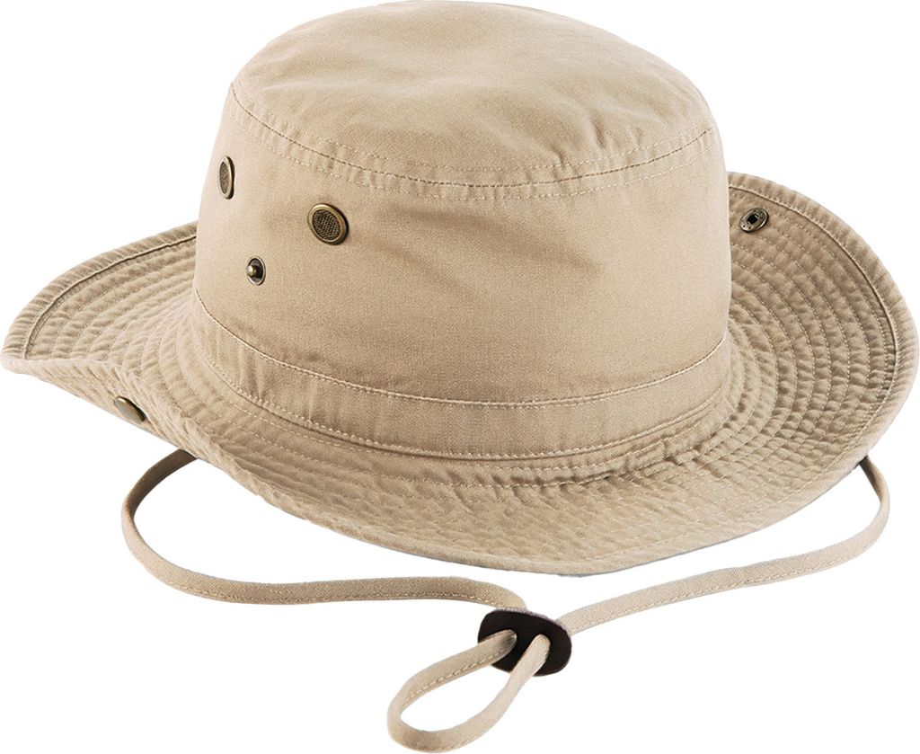 Beechfield - "Outback" Panama-Hut für Herren/Damen Uni PC7096 (Einheitsgröße) (Steingrau)