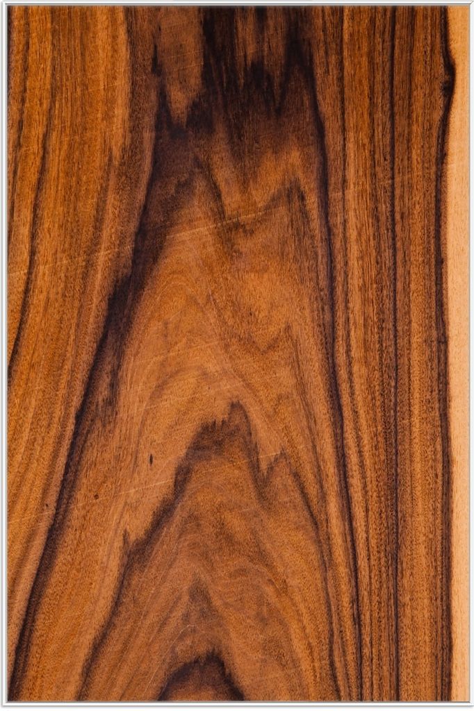 Wallario Wandbild Holzmuster - Oberfläche mit Holzmaserung IV, Größe: 61 x 91,50 cm, Poster mit weißem Aluminiumrahmen