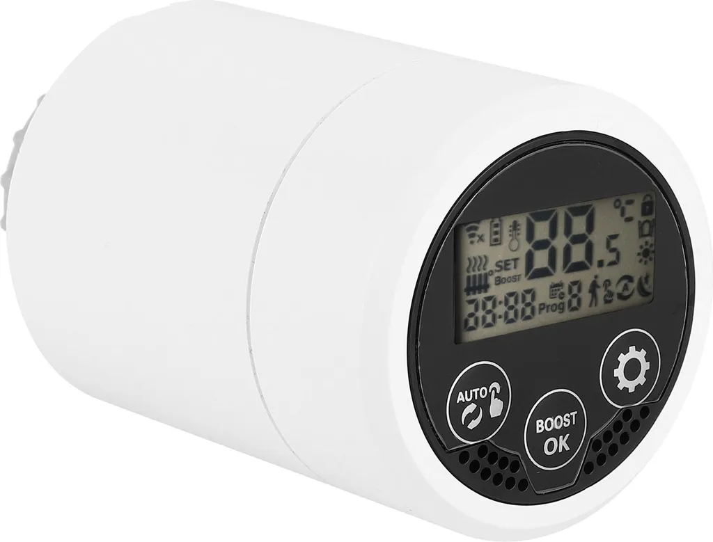 Tête thermostatique connectée Zigbee HY366 pour radiateur à eau chaude - 9