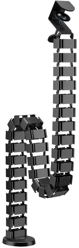 LogiLink Kabelkanal mit Tischklemme & Standfuß schwarz Länge: 1.347 mm
