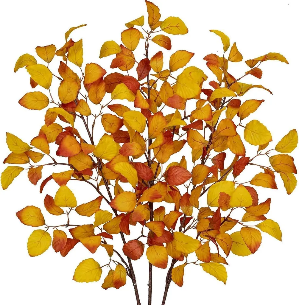 Décoration d'Automne : Branche de Lierre Artificiel Rouge Bourgogne 97cm x3