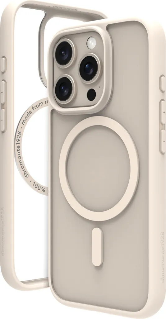 Custodia MagSafe dbramante1928 Grenen Oro per iPhone 16 | Eco-Lusso