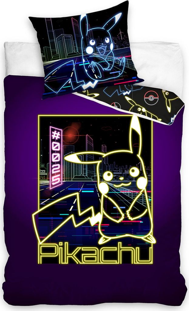 Pohádkové povlečení 140x200 Pokémon Pikachu Pokémoni Obrázek produktu 