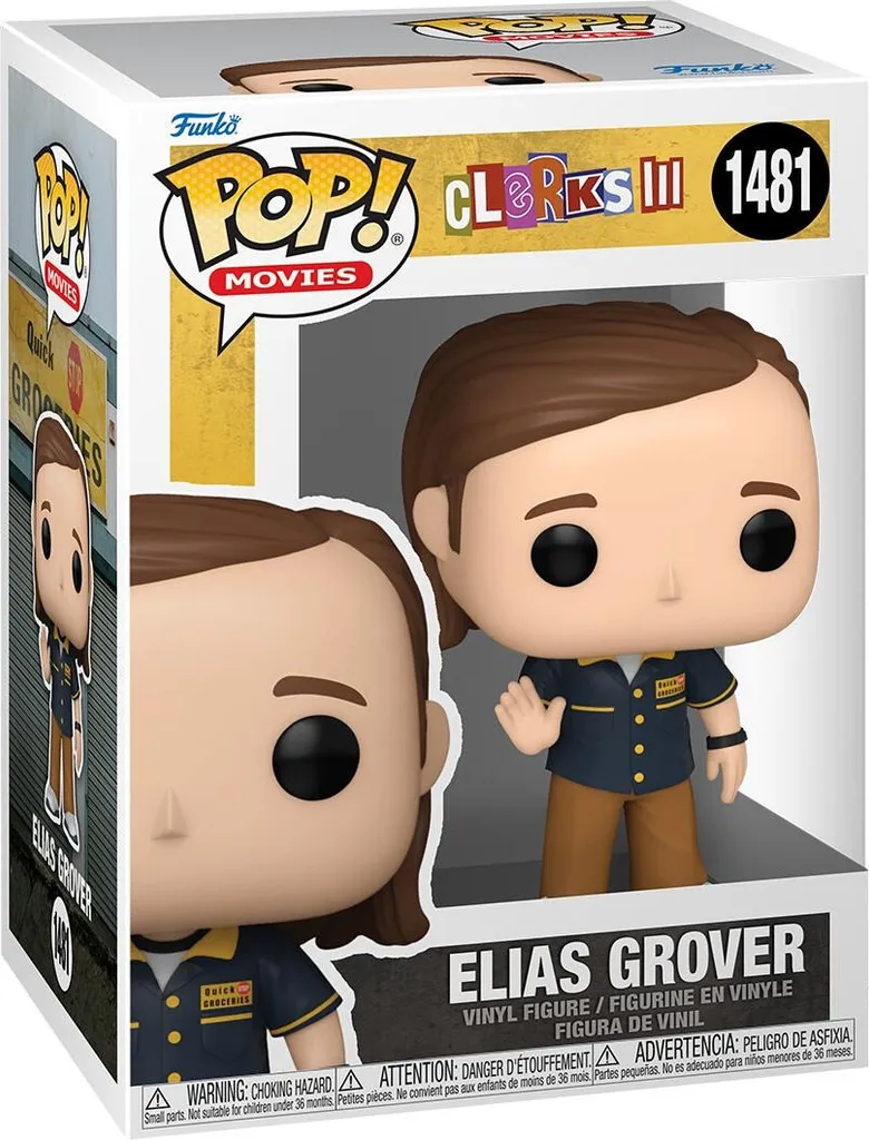 Figurine Pop Clerks 3 Elias Grover 9 cm - Collection Funko Movies Officiel