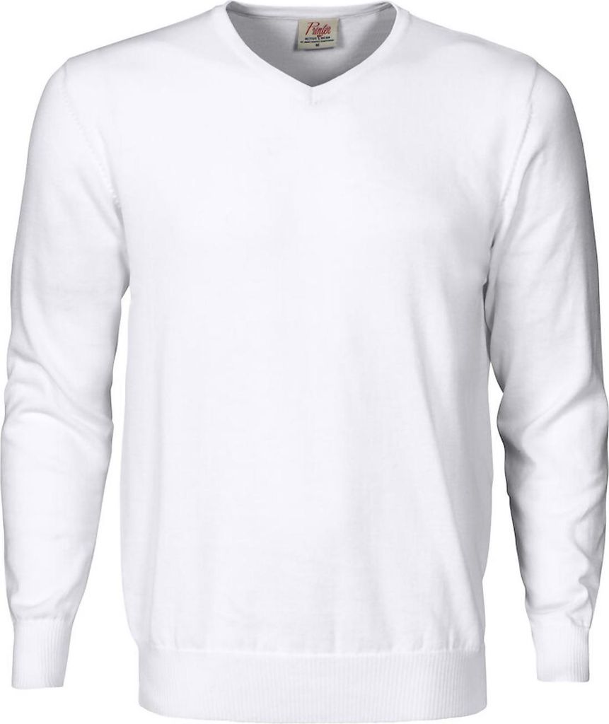 Printer Forehand knitted v-neck
