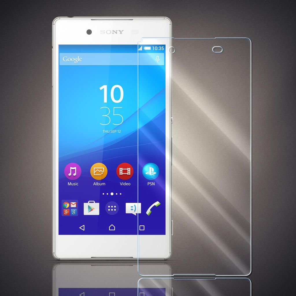 Panzer Folie für Sony Xperia Z4 Echt Glas Produktbild 