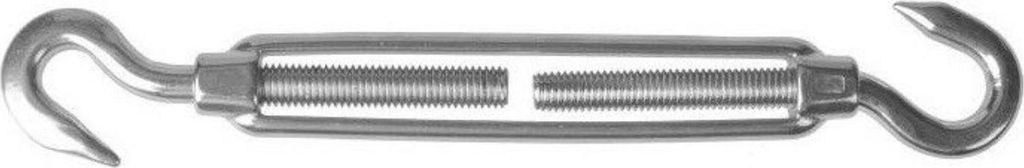 Edelstahl Drahtseil Spannschloss V4A Seilspanner Haken Öse Spanner Wantenspanner Haken / Haken M6