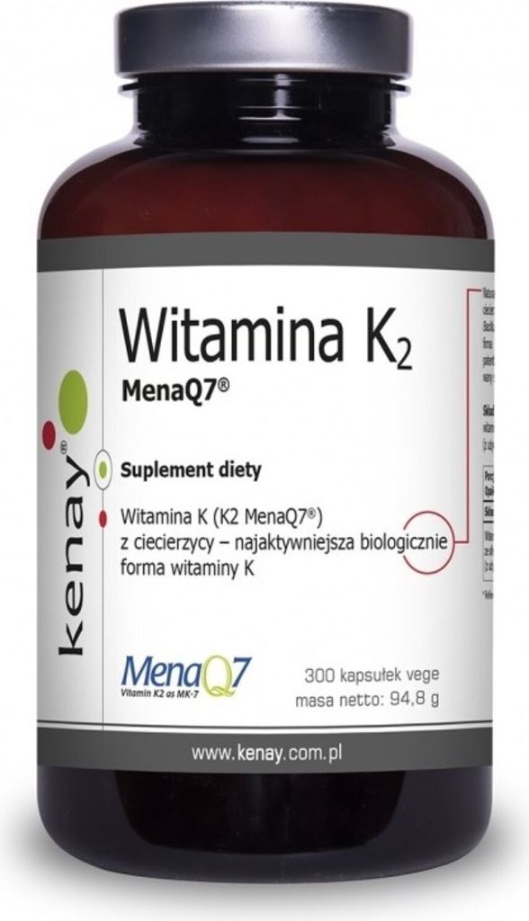 Integratori alimentari Kenay Witamina K2 Mena Q7 (300 Immagine del prodotto 