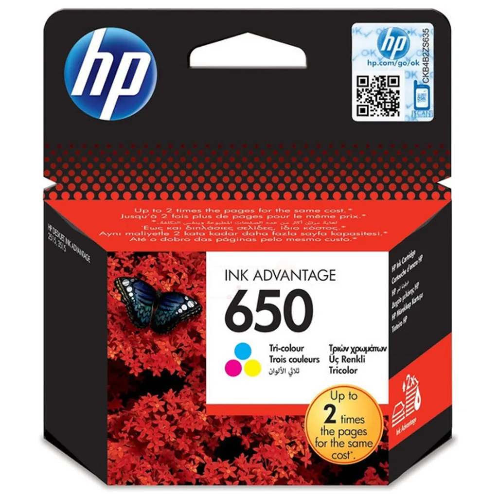 Originale HP 650 CZ102AE | Colori Puri per la Tua HP DeskJet