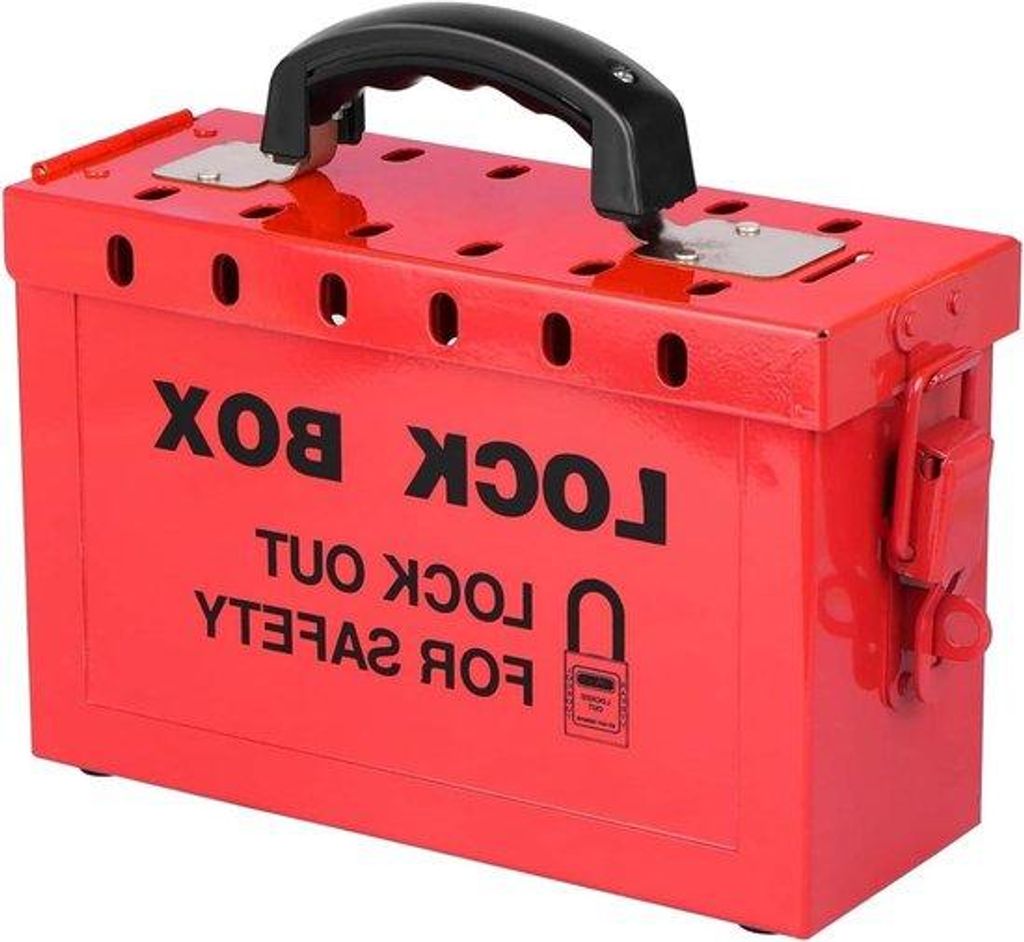 Sicherheitsbox mit 12 Schlitzen, Heavy Duty, Gruppenarretierung, Industrie