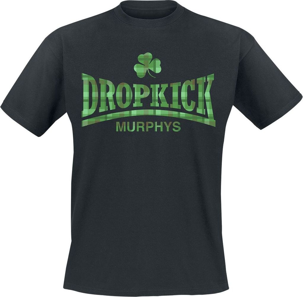 Dropkick Murphys T-Shirt Herren Fighter Plaid schwarz XXL