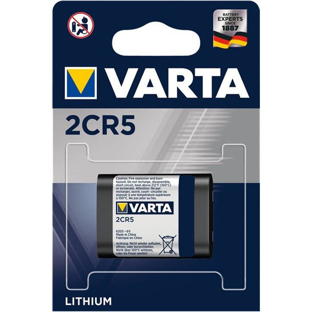 10X Varta 48157 Professional Lithium 2 CR 5 (6203) - Pile Image du produit 