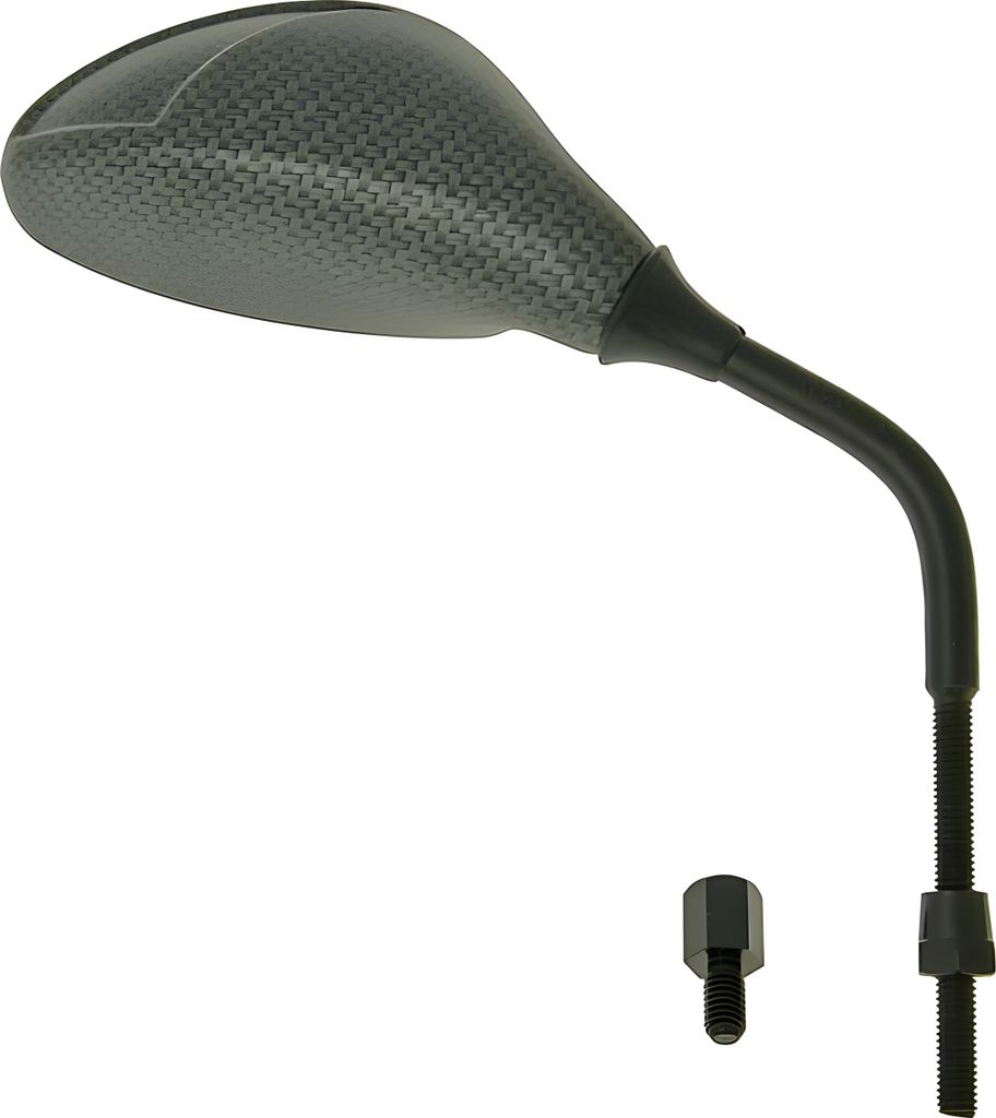 Spiegel Flash Carbon - M8 rechts Langgewinde