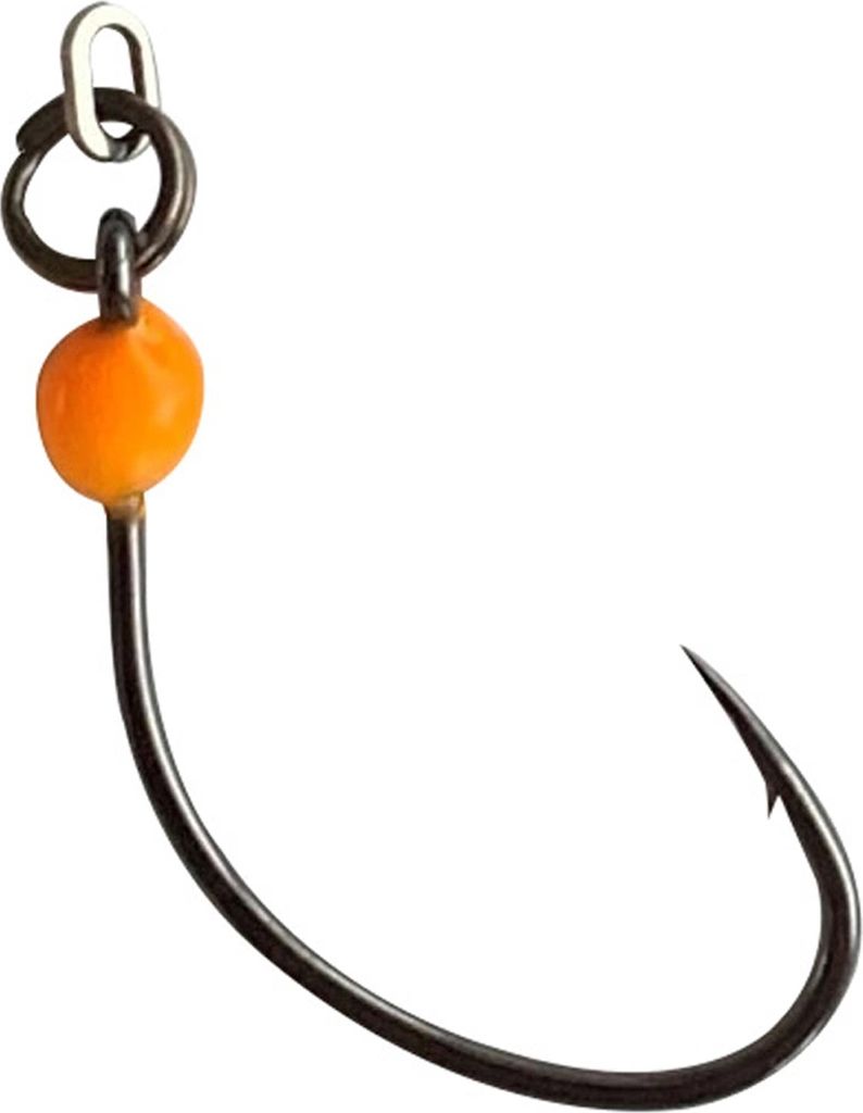 Savage Gear Ring Rigged GPS Hot Spot Hooks - 8 Einzelhaken, Größe:1/0