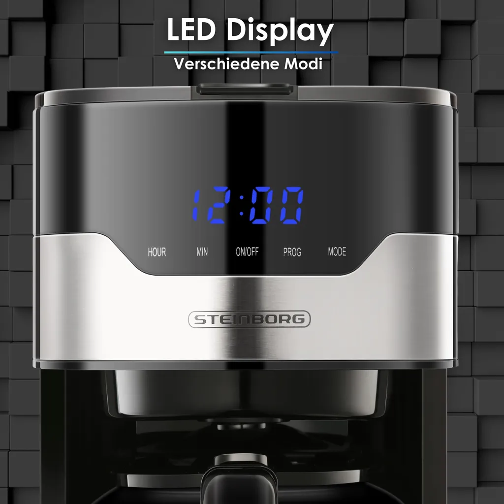 Machine à Café Programmable Steinborg : Votre Café Prêt dès le Réveil - 6
