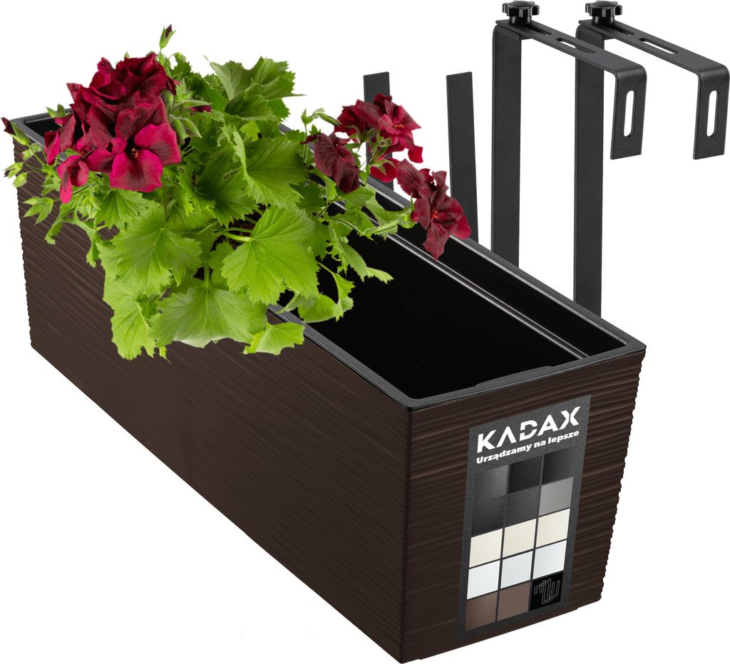 Vaso da fiori KADAX con inserto "Treviso", 56 cm, Con Immagine del prodotto 