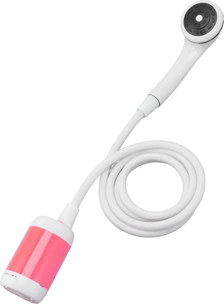 Douche camping SPA portable rose à débit constant et batterie intégrée - 2