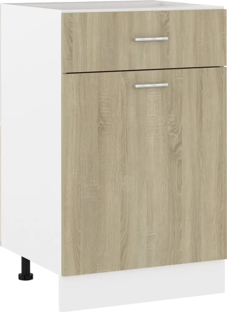 Cassettiera Salvaspazio Rovere Sonoma 50x46x81,5 cm - Offerta