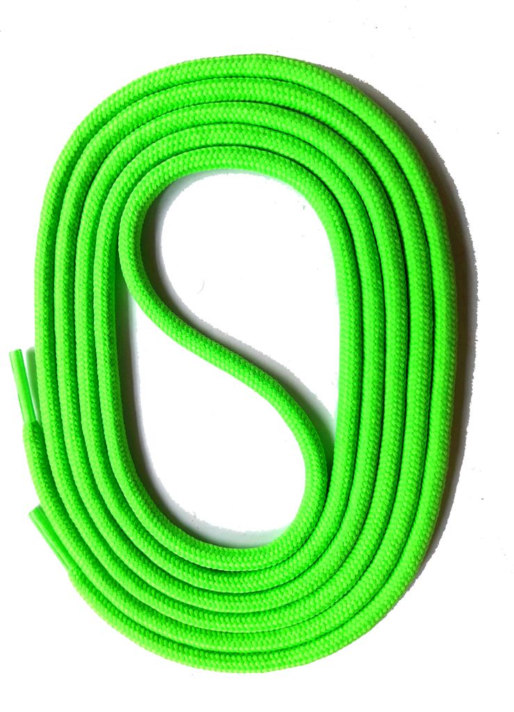 SNORS Schnürsenkel rund - NEONGRÜN - 3mm - 110cm Produktbild 