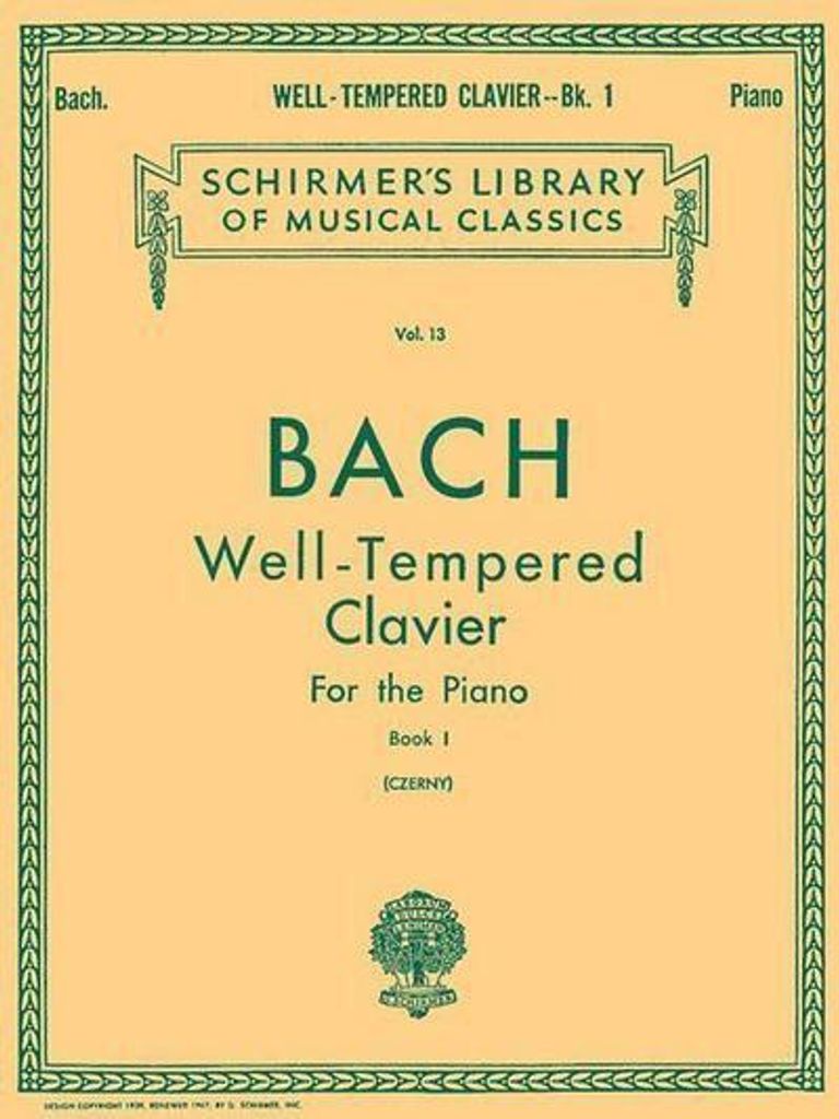 Bach Well-tempered Clavier Piano Vol 13 – Lingua: Inglese