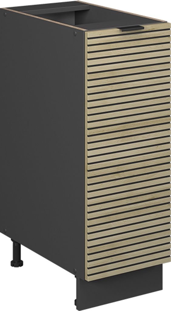 Apothekerschrank Vicco Fame-Line Eiche Paneel 30 cm ohne Arbeitsplatte, Model 51341