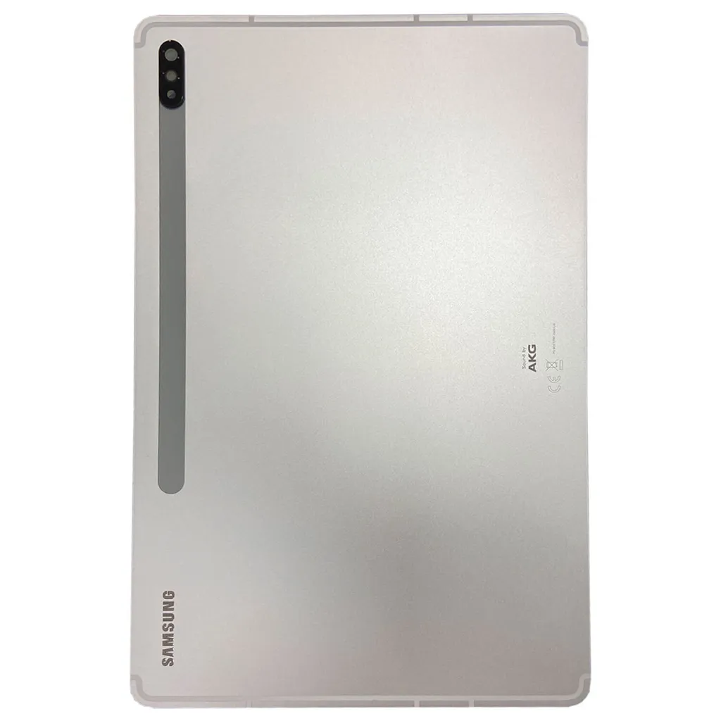 Cache arrière de remplacement pour Tablette Samsung Tab S7+ 5G Argent