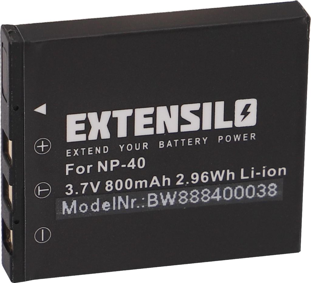 EXTENSILO Akku kompatibel mit Praktica Luxmedia 7203, 6503, Produktbild 