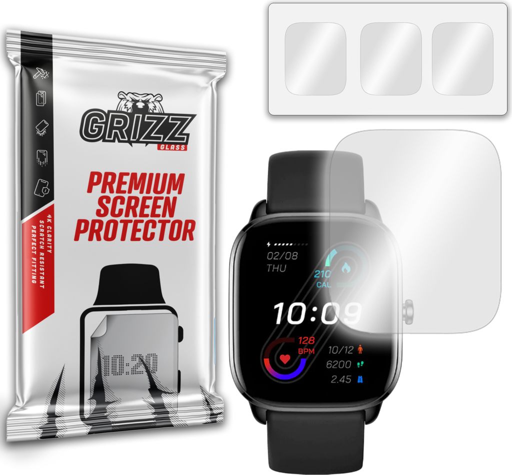 Hydrogel-Folie GrizzGlass Hydrofilm für Amazfit GTS 4 mini