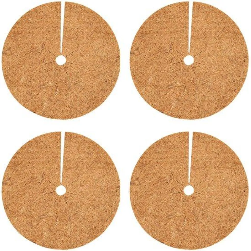 Protection des plantes en fibre de coco 30 cm pour pot de fleurs et jardin