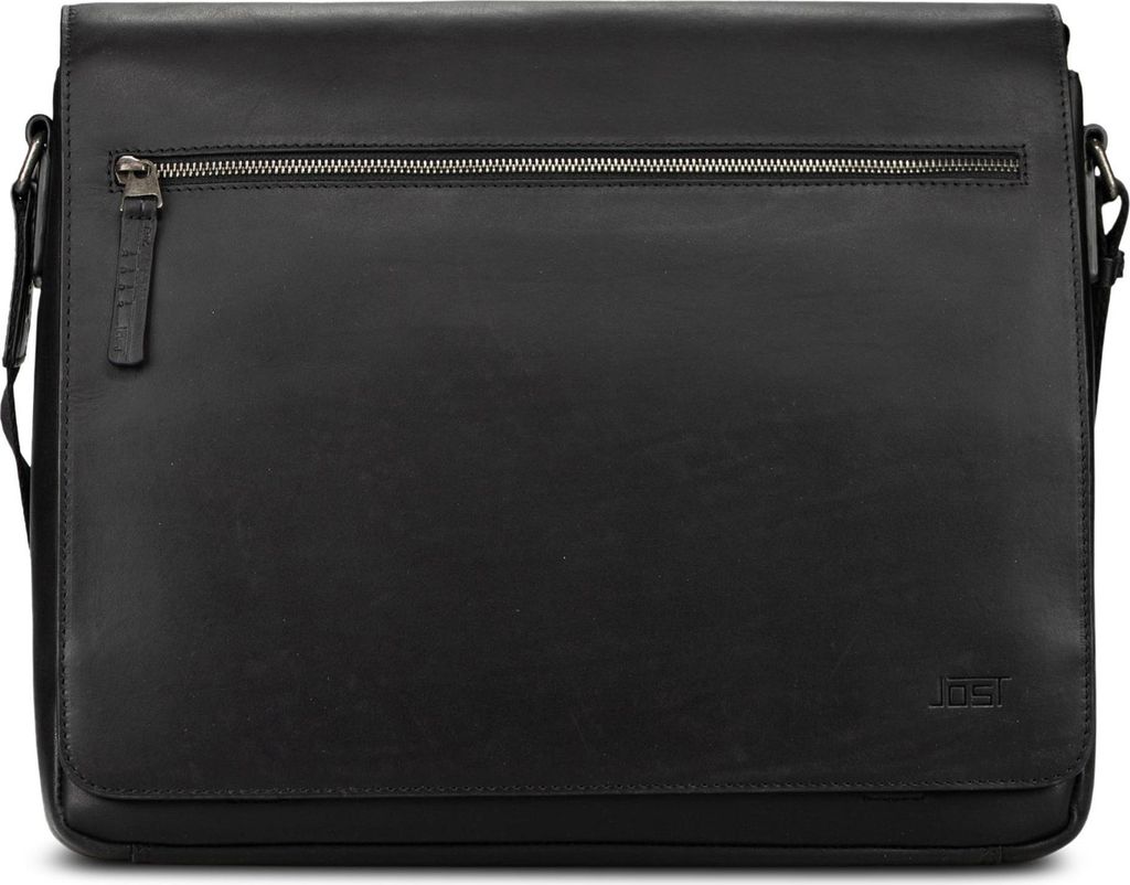 Jost Lund Aktentaschen Messenger Leder 41.5 cm Laptopfach Produktbild 