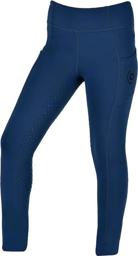 Pantalon d'équitation type leggings pour enfant - Bleu Marine Dublin