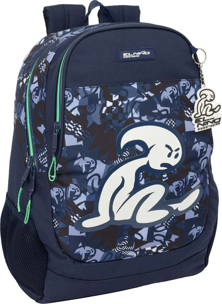 Sac à dos El Niño Navy Marineblau 32 x 44 x 16 cm - Cartable Scolaire