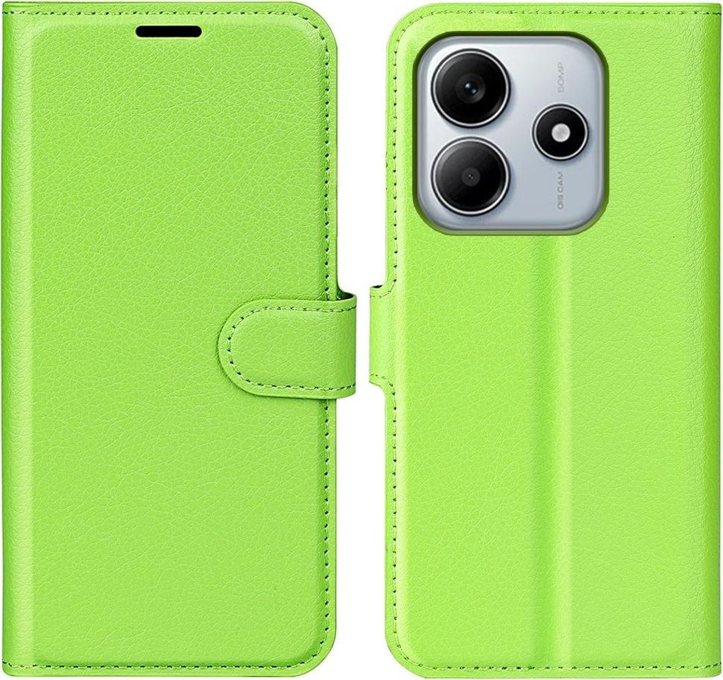 Xiaomi Redmi Note 14 5G Hülle - Coverup Klapphülle - Grün