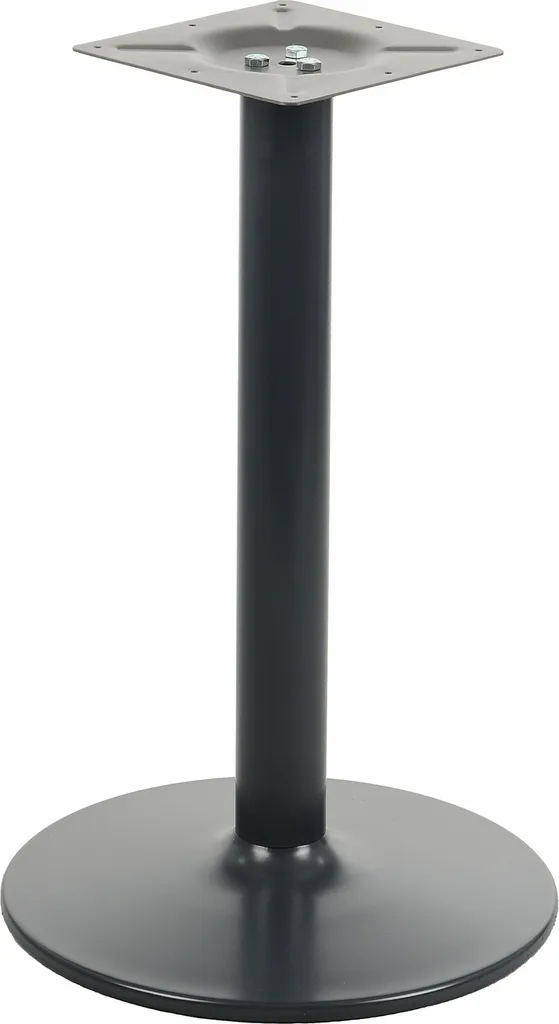 Base per tavolo in metallo NY-B006, per ufficio, hotel, ristorante, diametro 57 cm, altezza 72 cm, nero