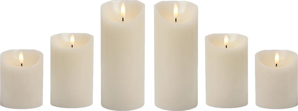 Bougies LED en cire véritable pour ambiance cocooning et salon zen